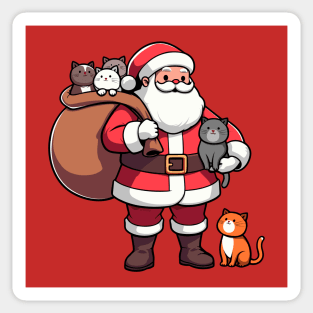 Meowy Christmas Sticker